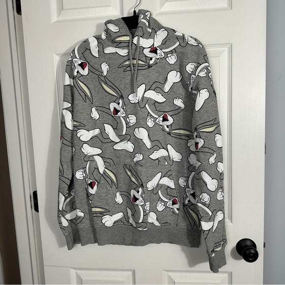 Warner Brothers Bugs Bunny hoodie H&M Divided, size M, cartoon - Picture 1 of 12